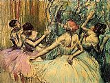 Dancers in the Wings by Edgar Degas